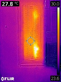 Home Inspections include FLIR images for heat loss